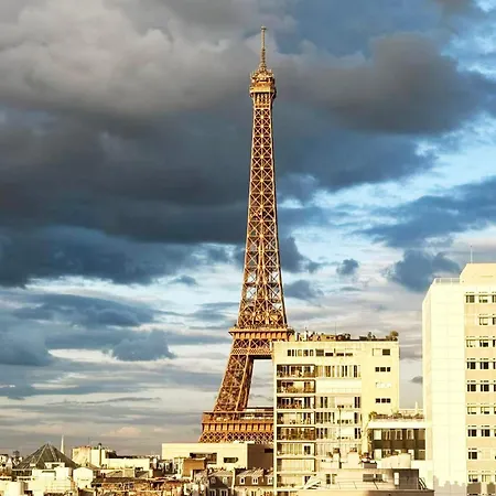 Contemporary Artist Style Panoramic Eiffeltower *